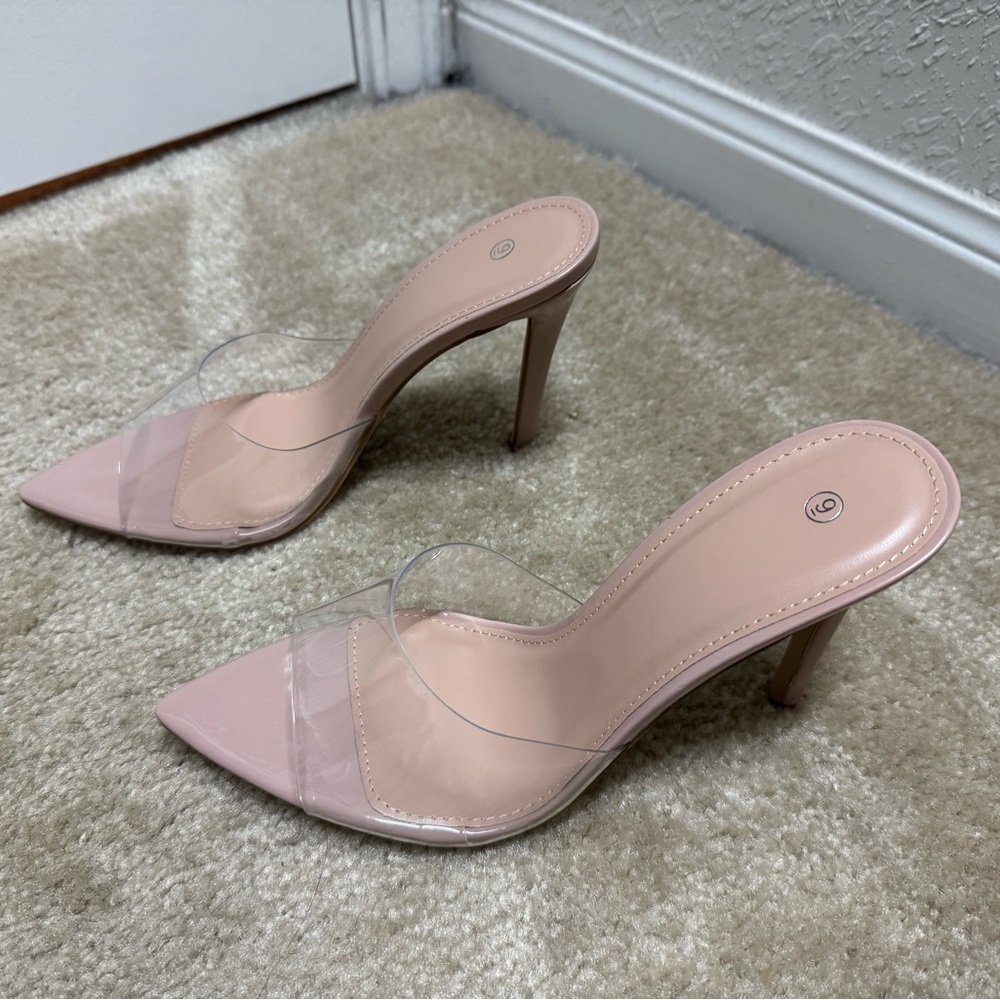Elegant Nude Stiletto Heels